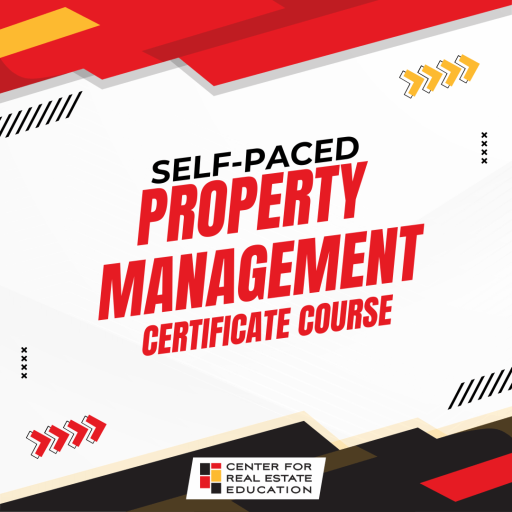 Self Paced Property Management course, property management certificate course