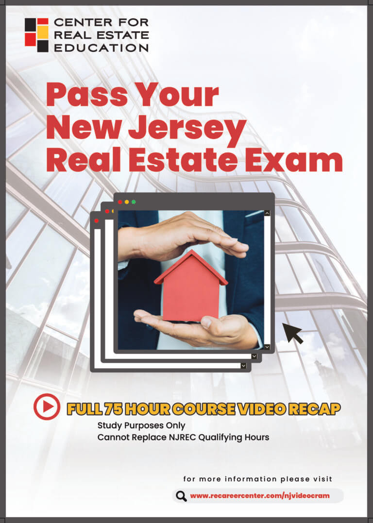 New Jersey Video Cram Course Alexander Anderson Center for Real Estate Education
