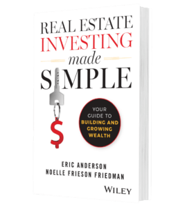 Real Estate Investing Made Simple book cover, guide to building wealth, best real estate investing books.