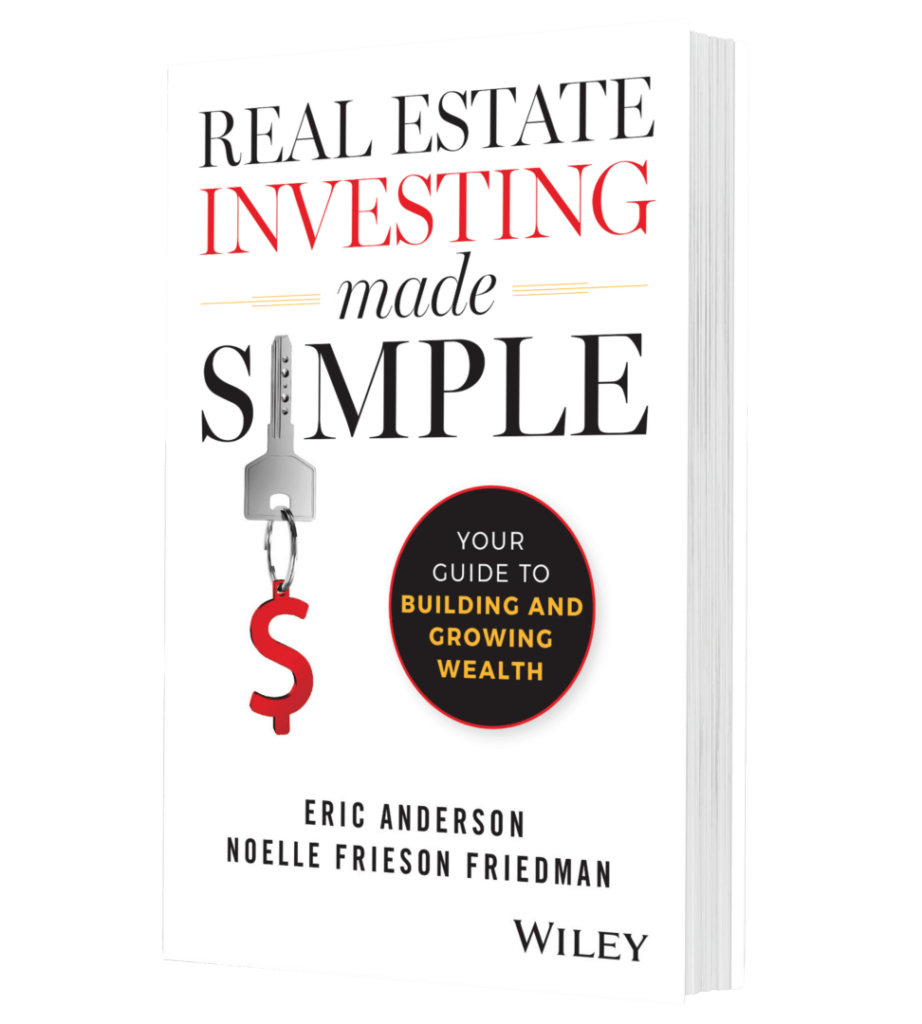 Real Estate Investing Made Simple book cover, guide to building wealth, best real estate investing books.