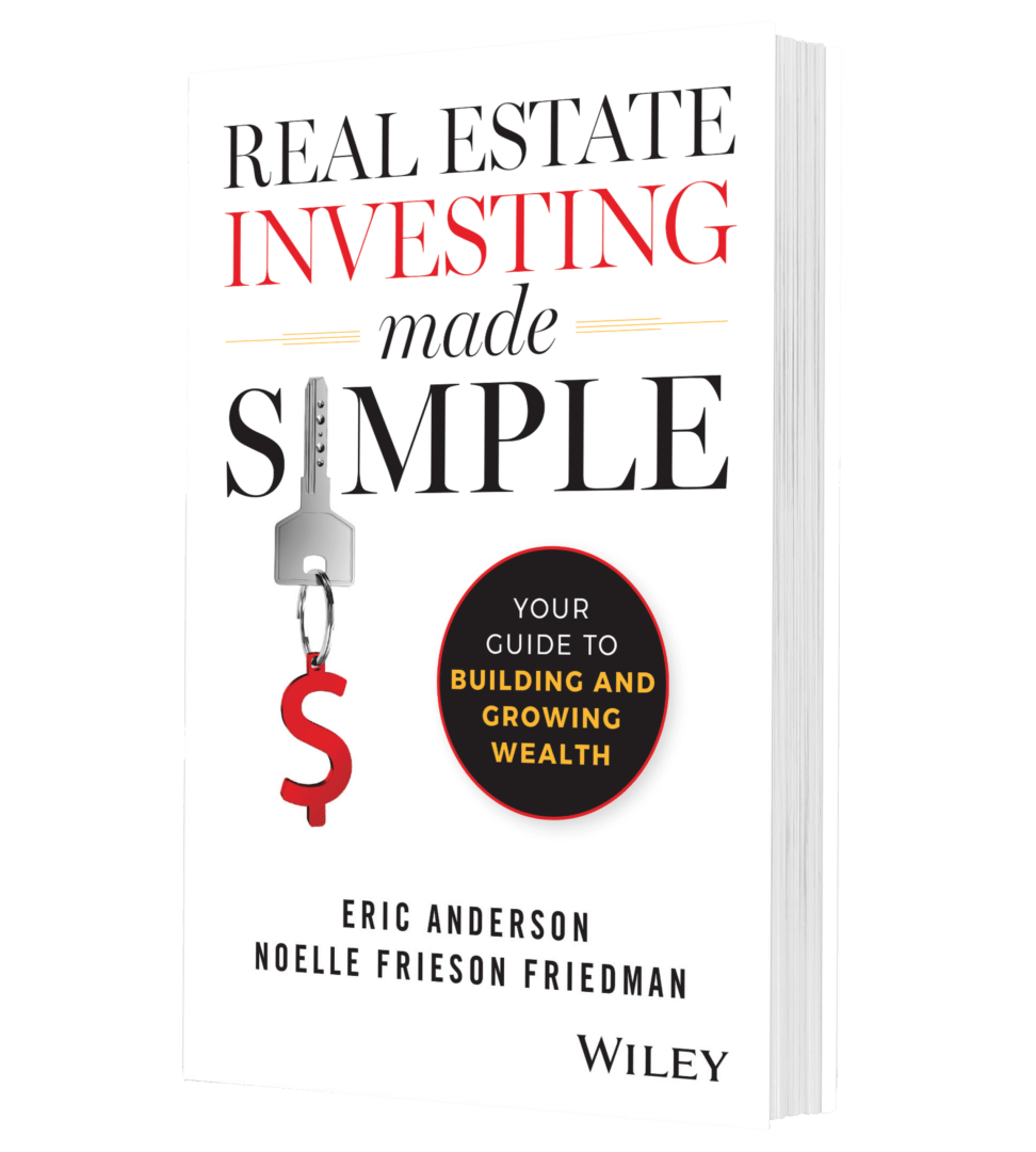 Real Estate Investing Made Simple book cover, guide to building wealth, best real estate investing books.